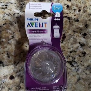 Avent natural level 3 medium flow nipples 2 pack